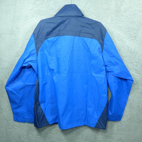 Columbia Glennaker Lake Blue Navy Hooded Rain Jacket RM2015-072 Men's Size XL - Picture 8 of 12